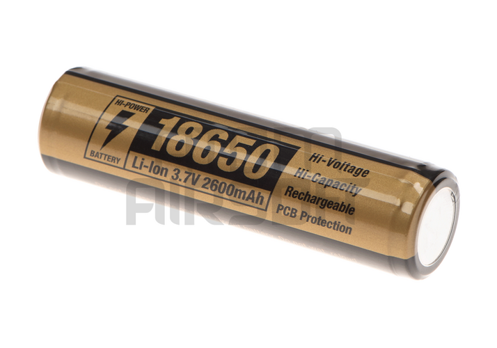 Clawgear 18650-akkuparisto 3.7V 2600mAh