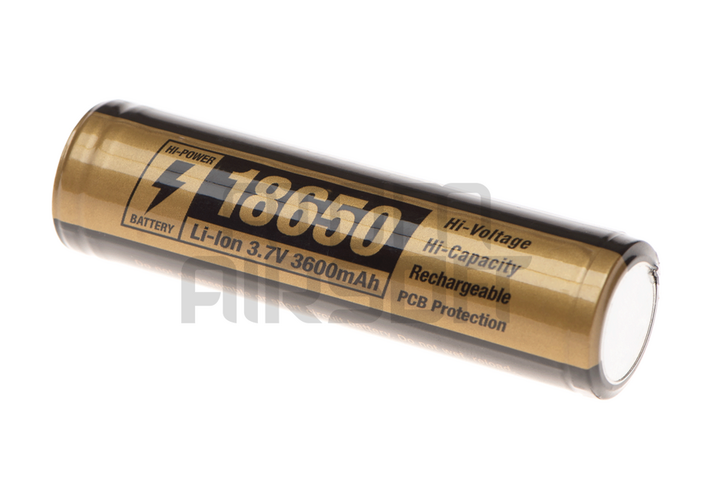 Clawgear 18650-akkuparisto 3.7V 3600mAh