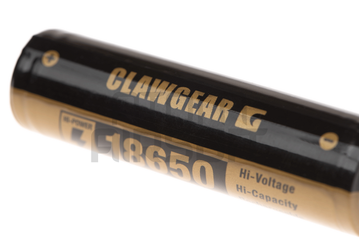 Clawgear 18650-akkuparisto 3.7V 3600mAh