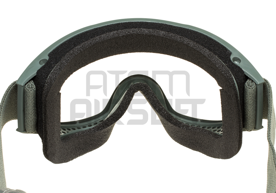 ESS Land Ops safety glasses with clear and dark lenses - foliage green