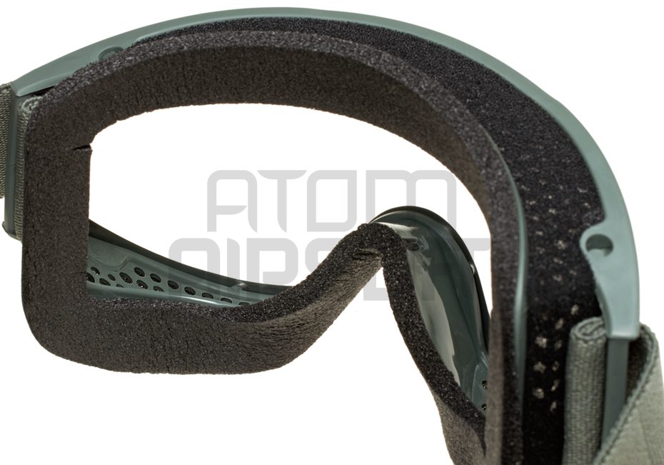 ESS Land Ops safety glasses with clear and dark lenses - foliage green