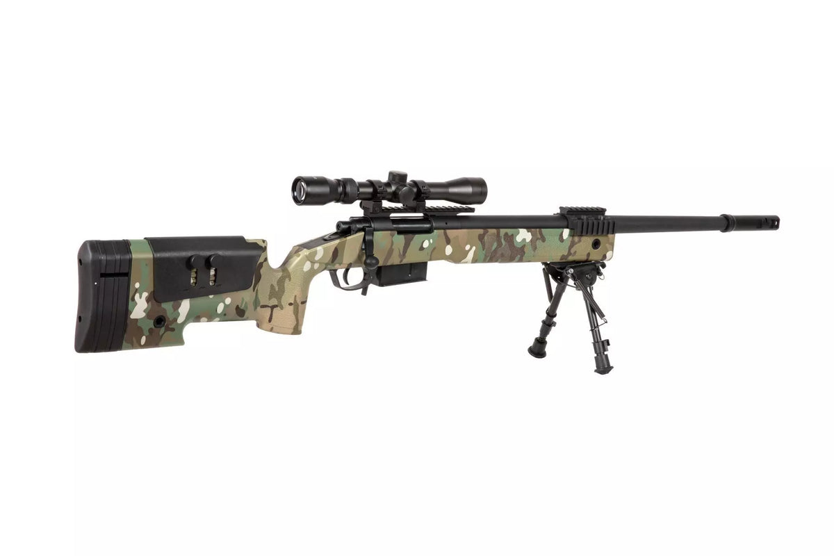 Specna Arms SA-S03 CORE™ High Velocity Sniper Rifle with Scope and Bipod - MC
