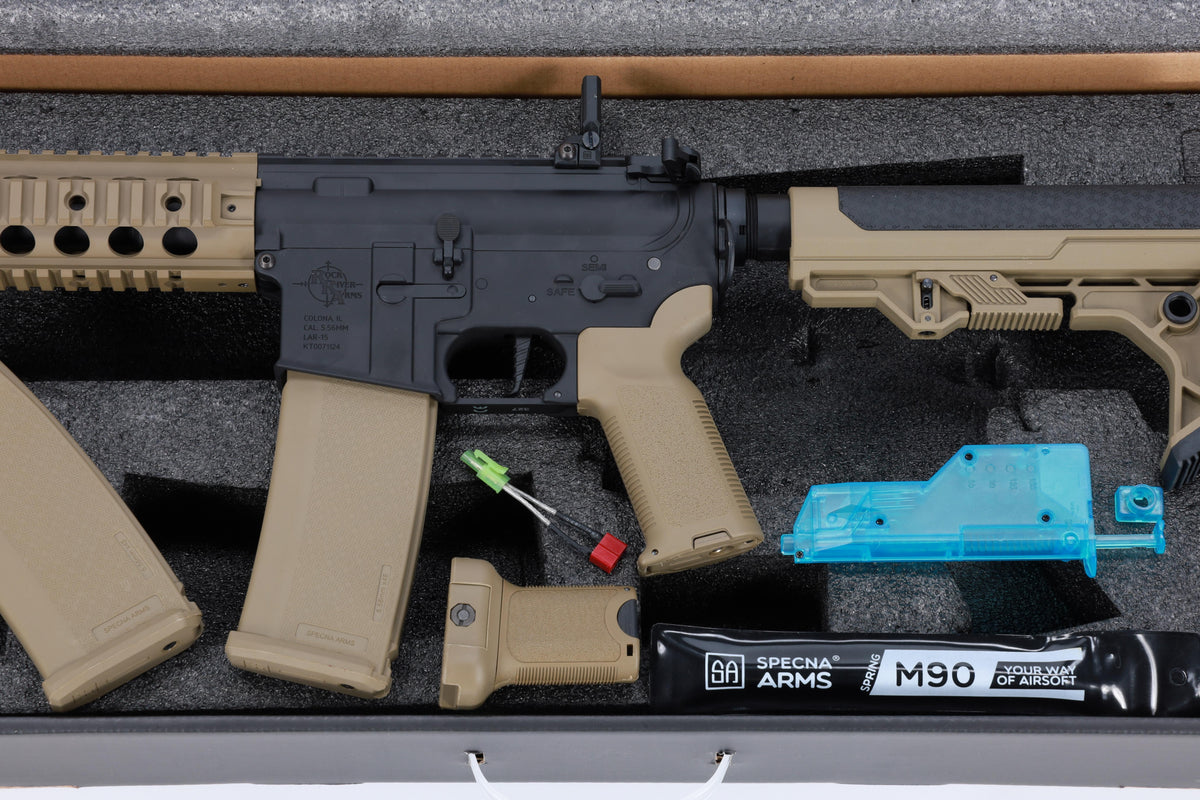 Specna Arms RRA SA-E05 EDGE™ HAL 2 ETU Light Ops Stock Gen. 2 - Half-Tan
