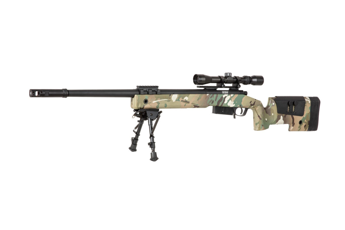 Specna Arms SA-S03 CORE™ sniper rifle with bipod and scope - MC