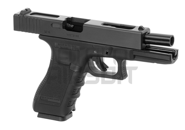 WE G Series 18C GBB, metal slide (semi/auto) - black