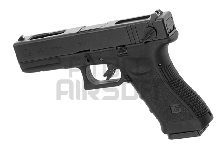 WE G Series 18C GBB, metal slide (semi/auto) - black