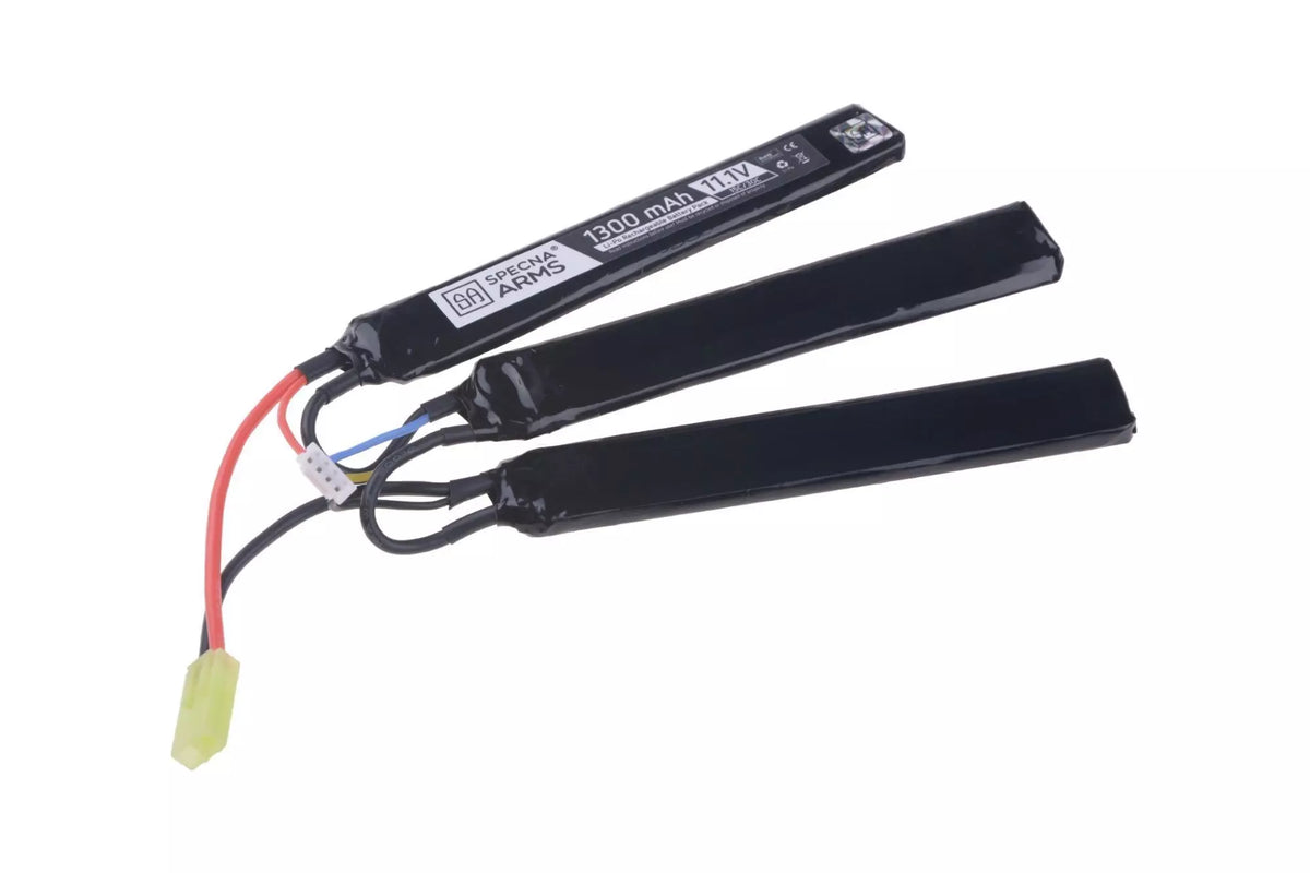 Specna Arms LiPo Battery 11,1V 1300mAh 15/30C 3 pieces - Small Tamiya