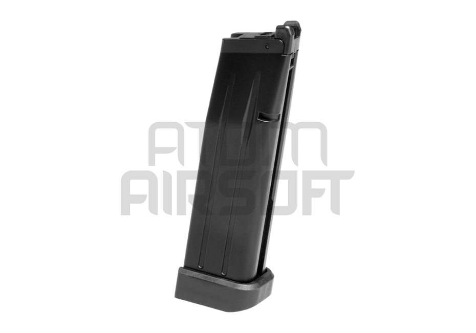 WE Hi-capa 5.1 GBB gas magazine, 31 rounds - black