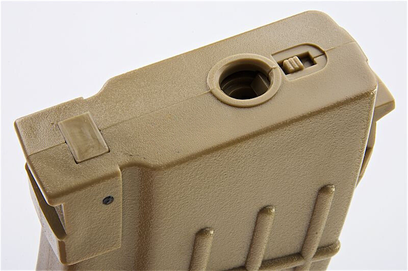 MAG AK47 mid-cap, waffle pattern, 100 pellets - sand