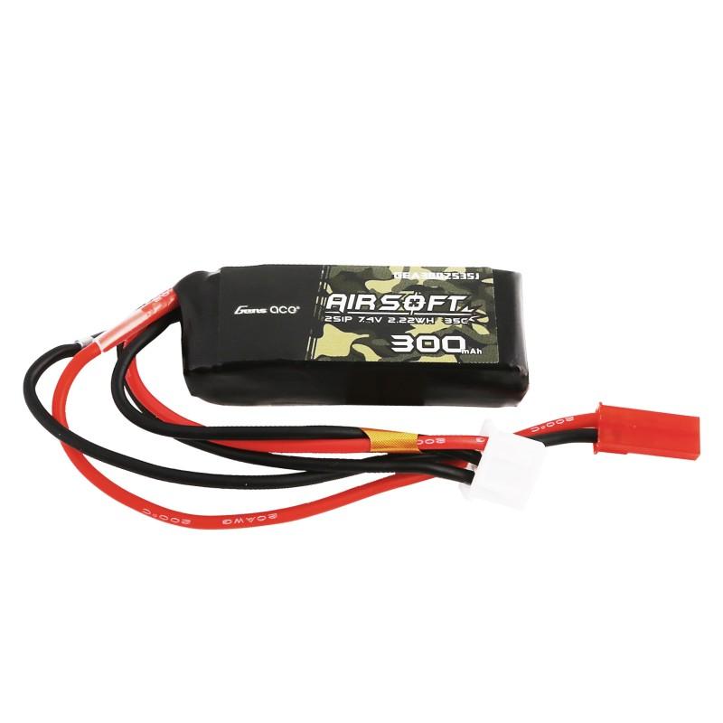 Gens Ace LiPo-akku 7,4V 300mAh 2S/35C, JST/HPA yhteensopiva