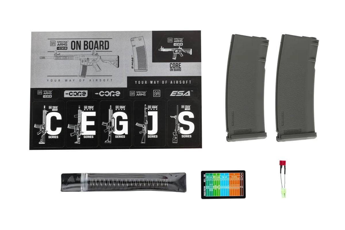 Specna Arms SA-C20-L CORE™ Light Ops Stock HAL ETU™ Gen.2 - oliivi
