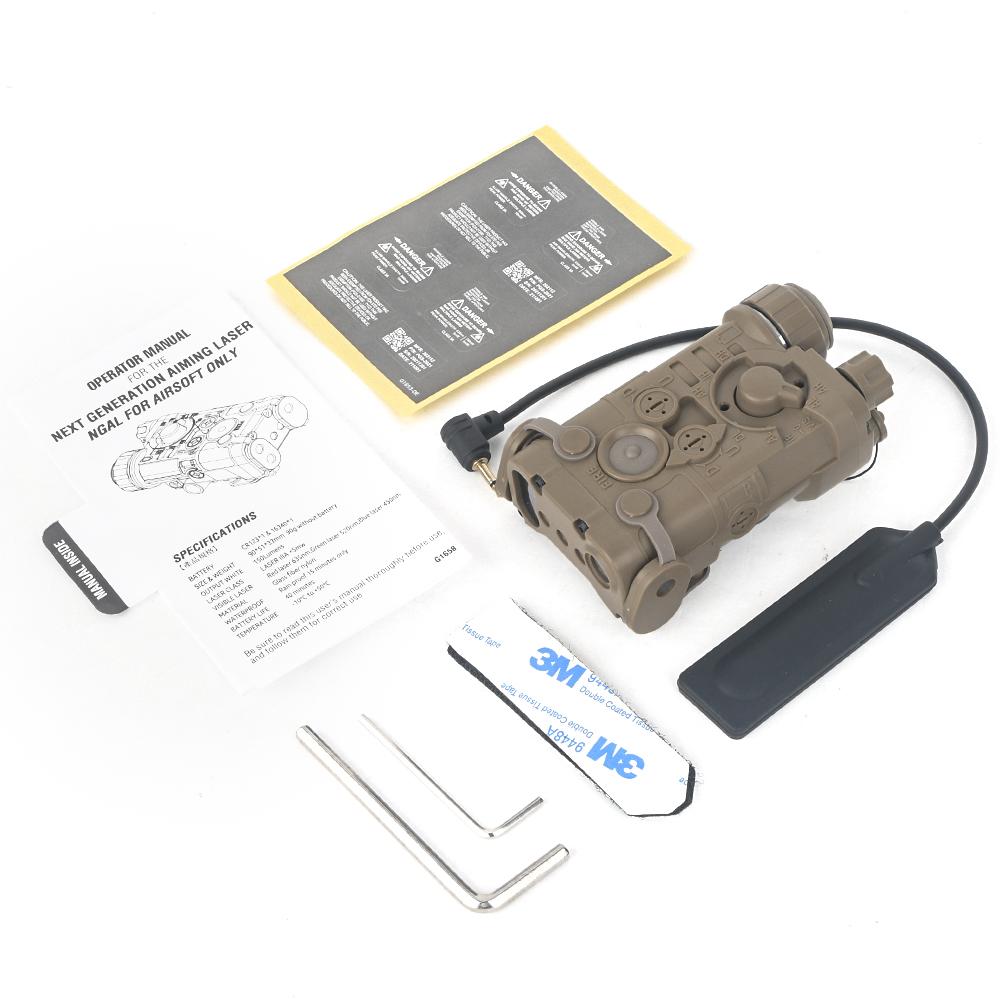 WADSN NGAL Weapon Light without Laser - Tan