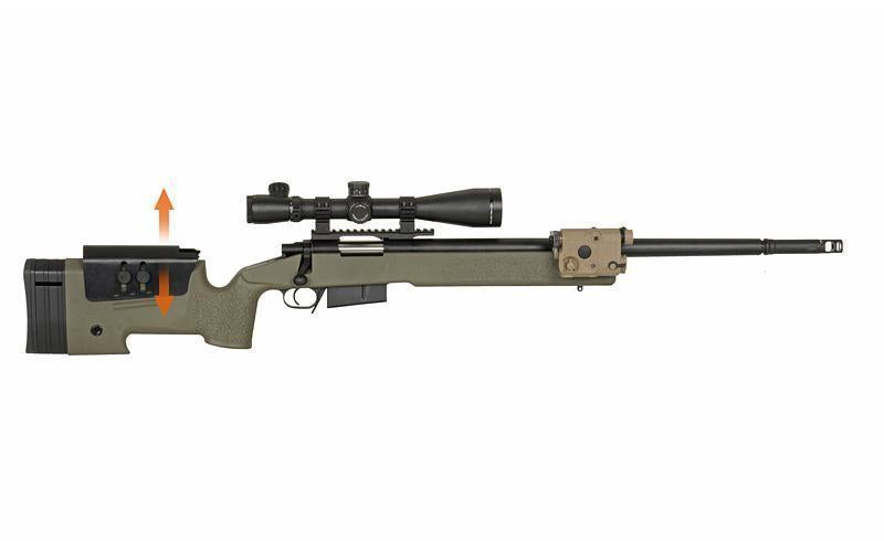 CYMA M40A3, CM.700A bolt-action sniper rifle - OD