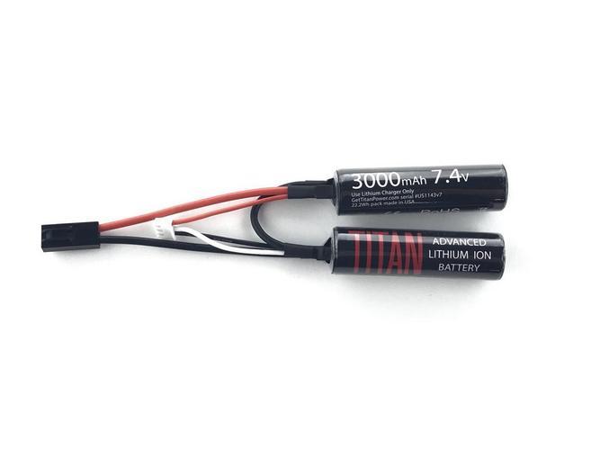 TITAN Power 3000mAh 7,4V Nun-chuck airsoft-akku - miniliitin
