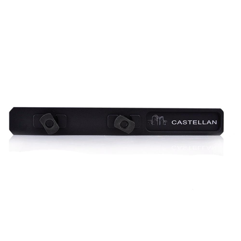 M-ETAL Aalumiininen M-LOK Link Curved etukahva – musta