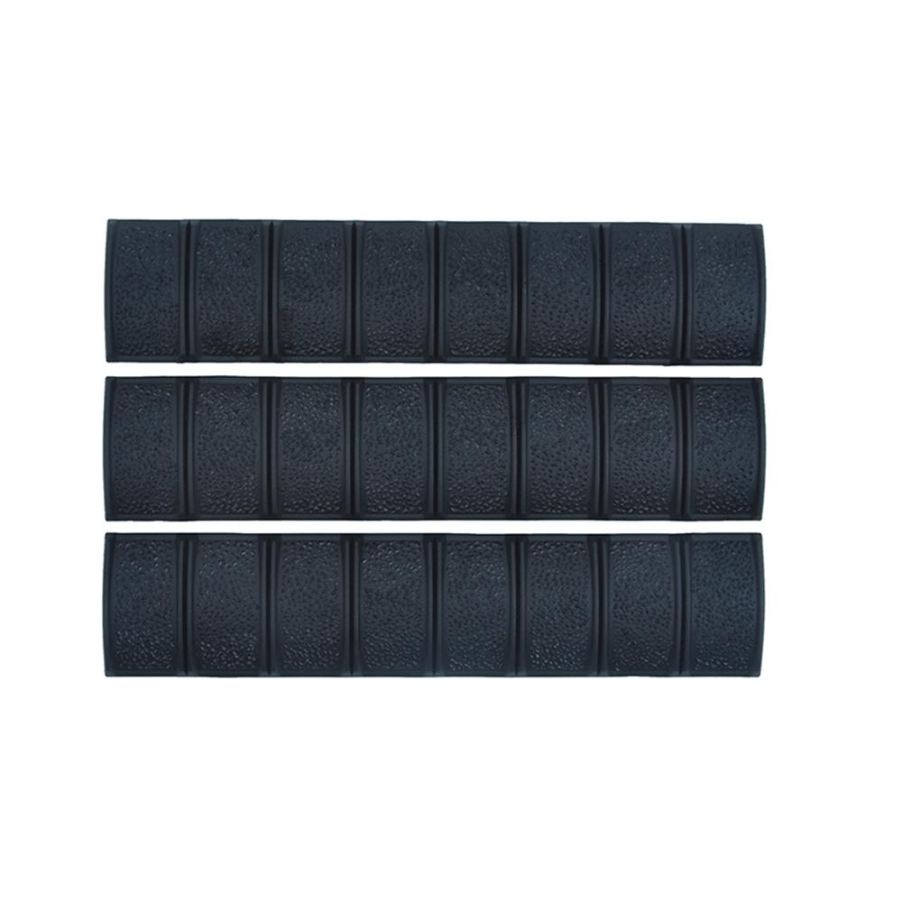 MP Checkered Rail Cover, 6.25" - Black