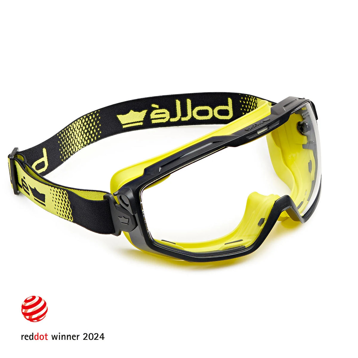 Bolle Universal Goggle, safety glasses with straps - clear lens
