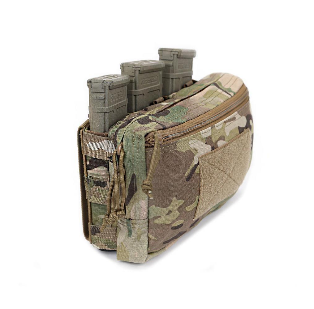 Warrior Assault Systems Triple snap mag Utility pouch, triple snap mag pouch + general pocket - MultiCam