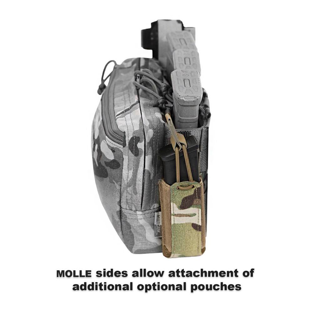 Warrior Assault Systems Triple snap mag Utility pouch, triple snap mag pouch + general pocket - MultiCam