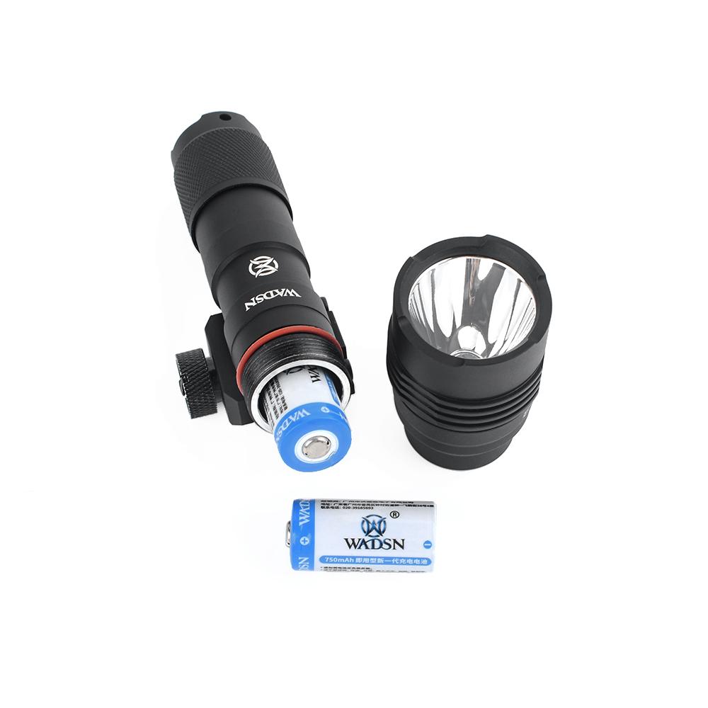 WADSN PROTAC Rail HL-X Weapon Light, Long Version - Black