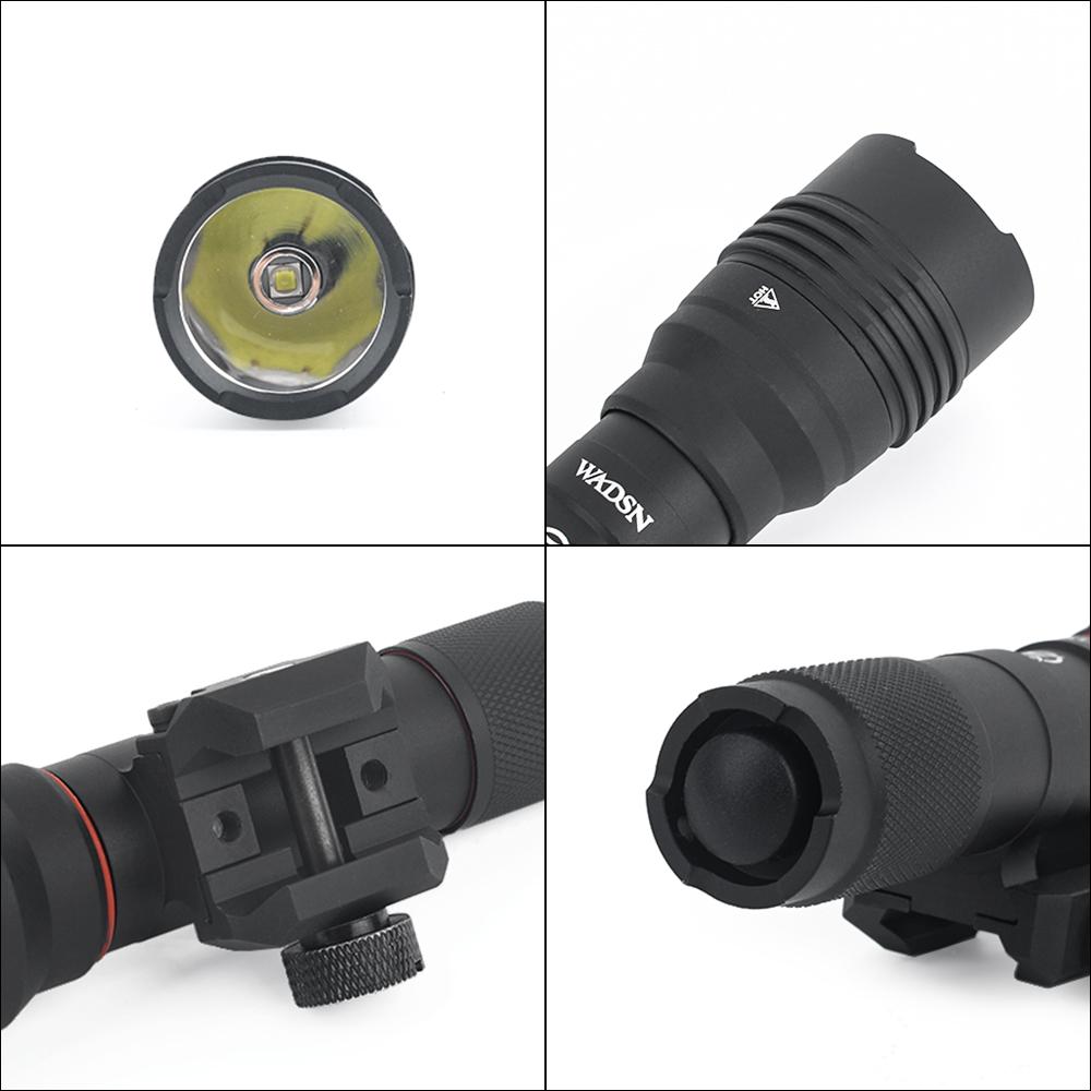 WADSN PROTAC Rail HL-X Weapon Light, Long Version - Black