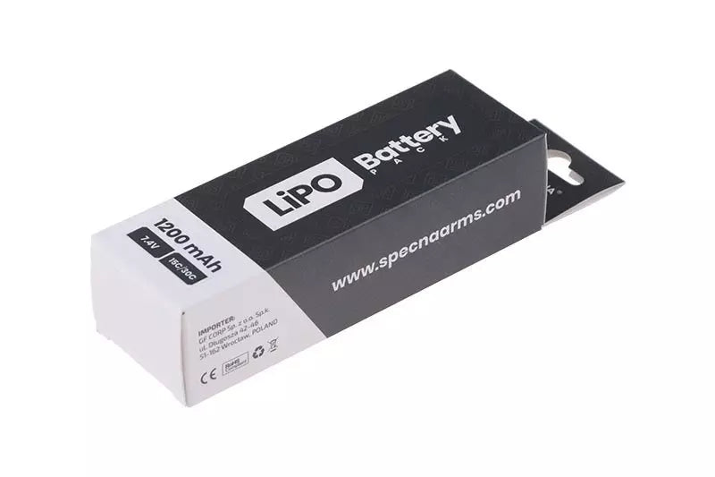 Specna Arms LiPo battery 7,4V 1200mAh 15/30C 2 pieces - Small Tamiya