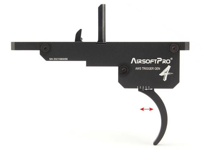 AirsoftPro 90° trigger mechanism Gen.4 - TM AWS compatible