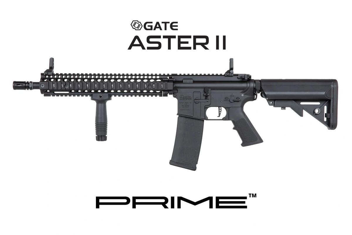 Specna Arms Daniel Defense MK18 SA-P26 Prime Aster II ETU with Brushless Motor - Black
