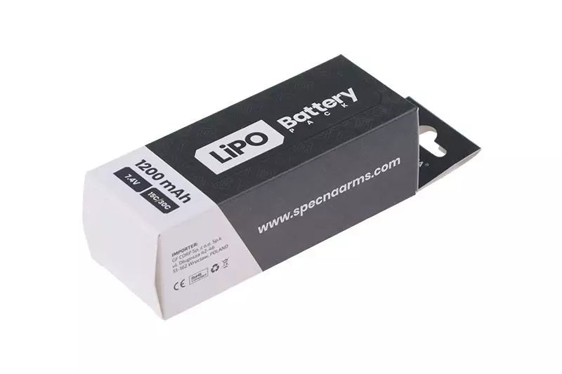 Specna Arms LiPo battery 7,4V 1200mAh 15/30C - Small Tamiya