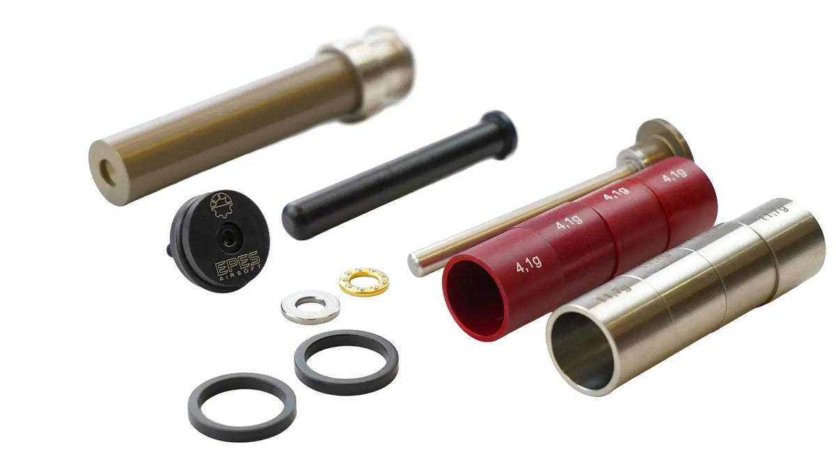 EPeS VSR-10 compatible 90° piston with adjustable weights + ball bearing spring guide
