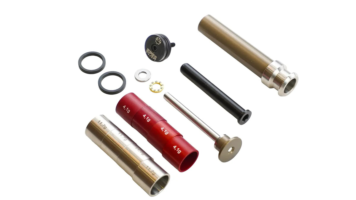 EPeS VSR-10 compatible 90° piston with adjustable weights + ball bearing spring guide