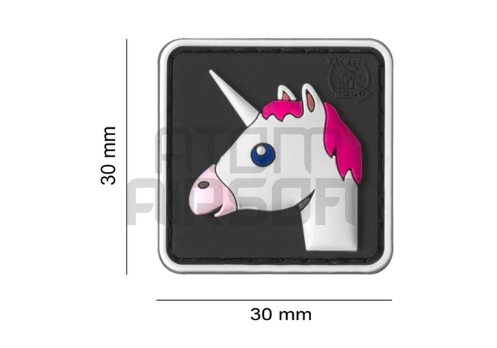 JTG Unicorn PVC velcromerkki