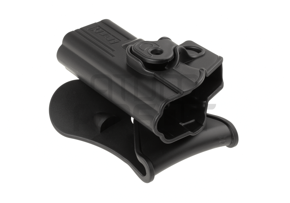 AMOMAX Hard plastic pistol case for Glock series - black