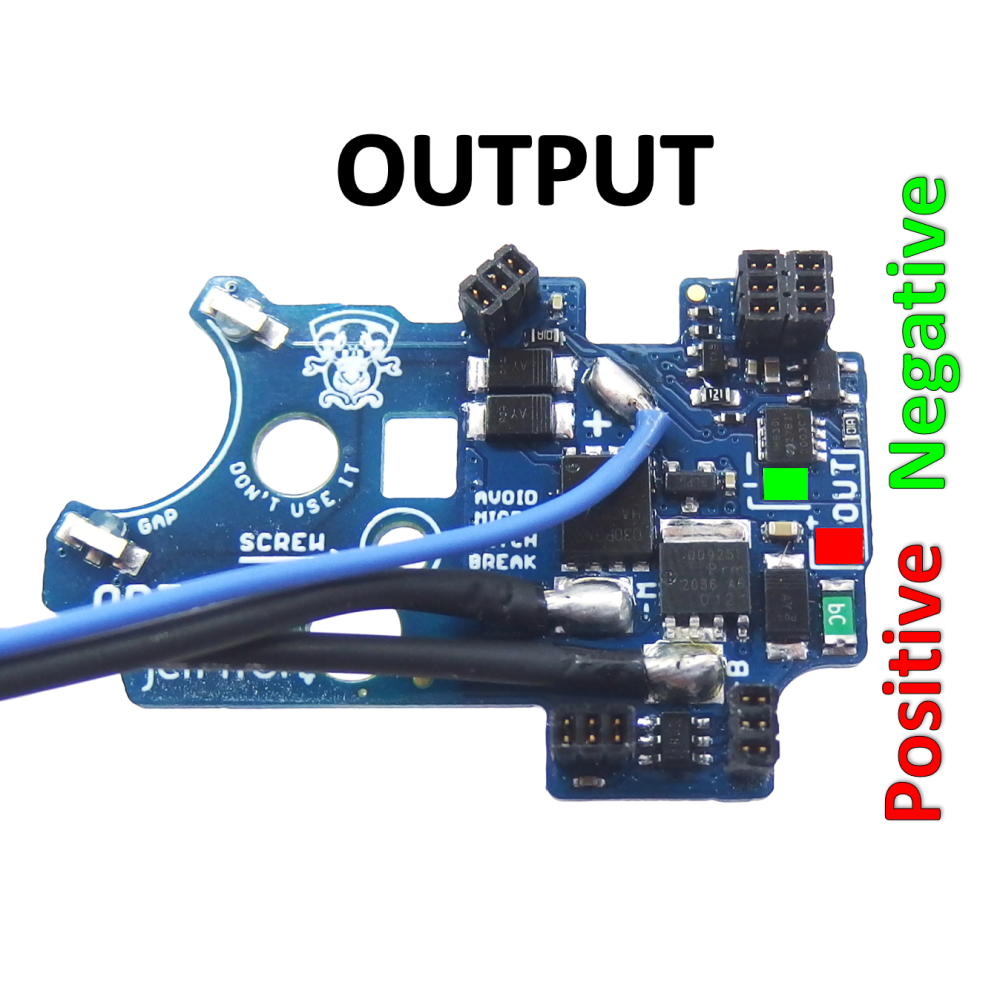 Jefftron Leviathan V2, optical (rear wiring + CNC trigger)