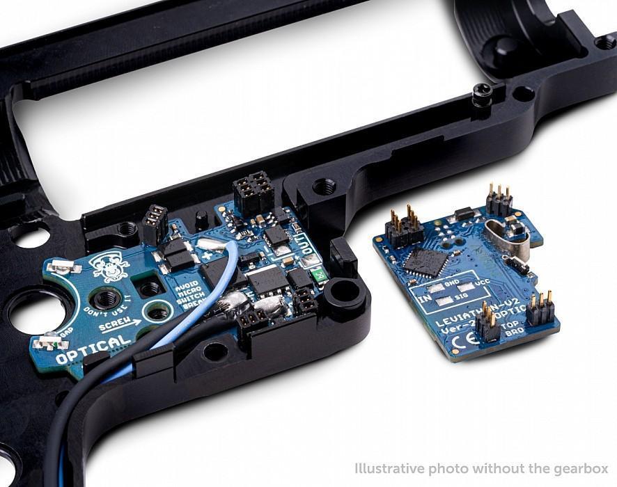 Jefftron Leviathan V2, optical (rear wiring + CNC trigger)