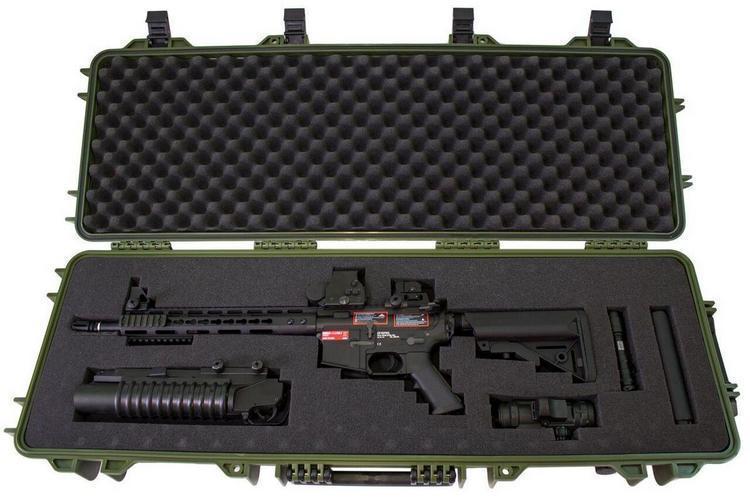 Nuprol XL Hard Case, hard plastic gun case - black
