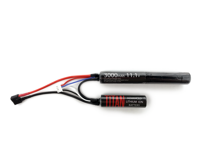TITAN Power 3000mAh 11,1V Nun-chuck airsoft-akku – Deans / T-liitin