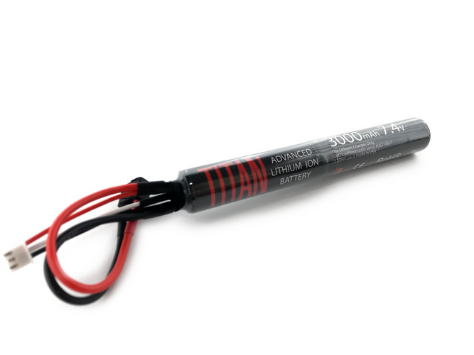TITAN Power 3000mAh 7,4V tikkuakku - Deans / T-liitin (Kopio)
